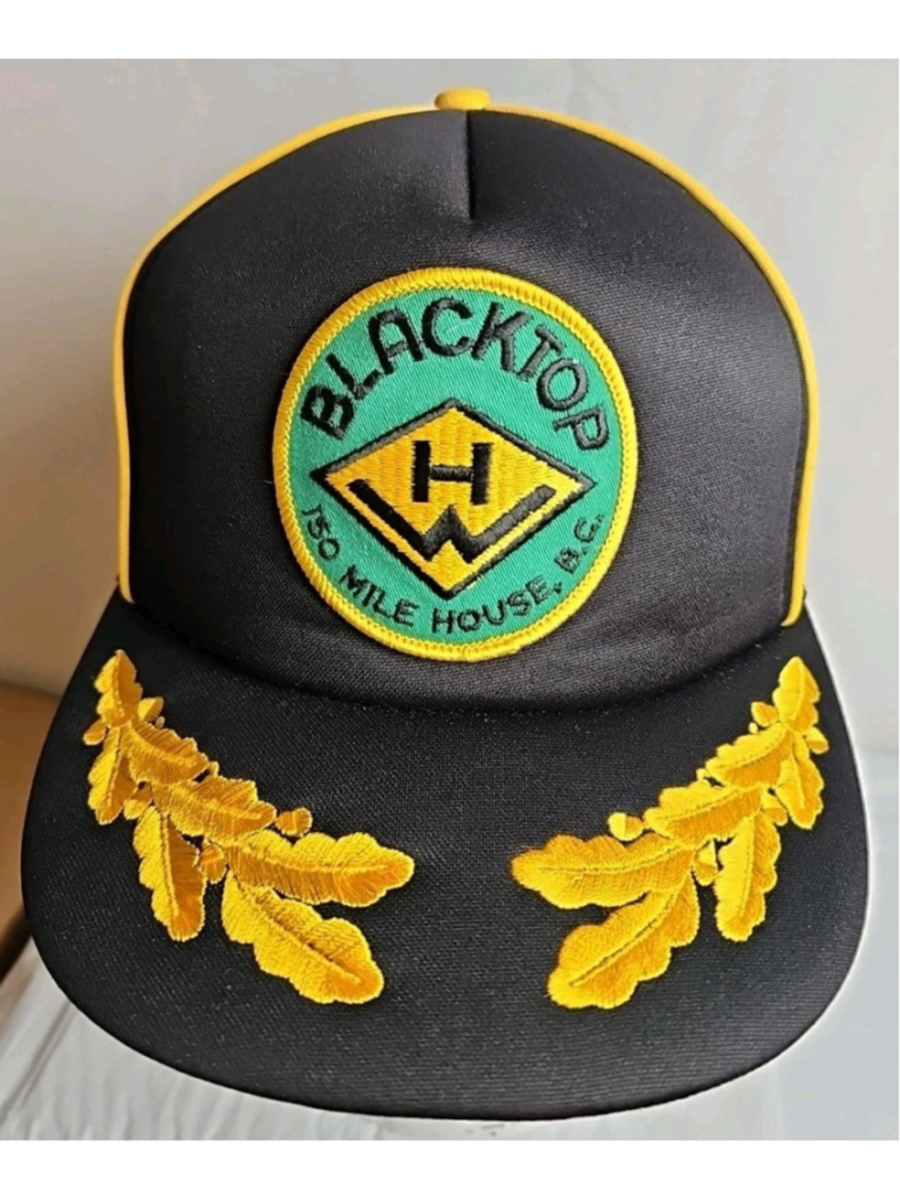 Vintage Blacktop 150 Mile House British Columbia Hat Snapback Adjustable Canada